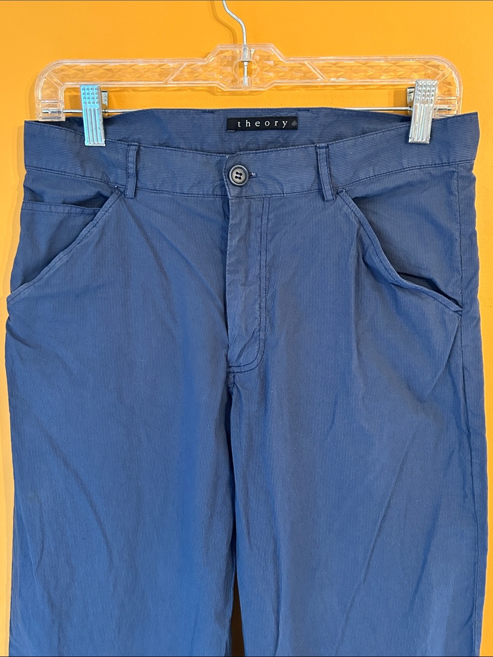 Theory Slate Blue Casual Trousers